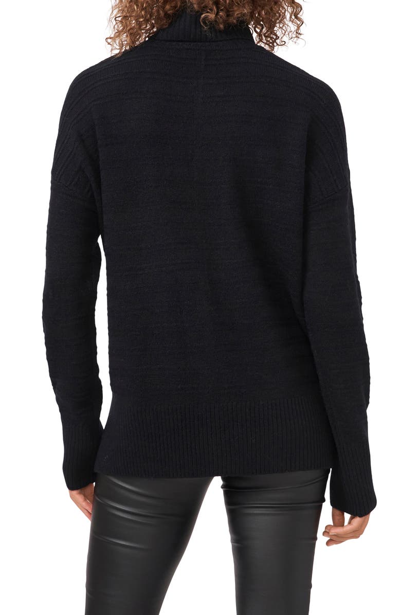 Vince Camuto Textured Turtleneck Sweater, Alternate, color,