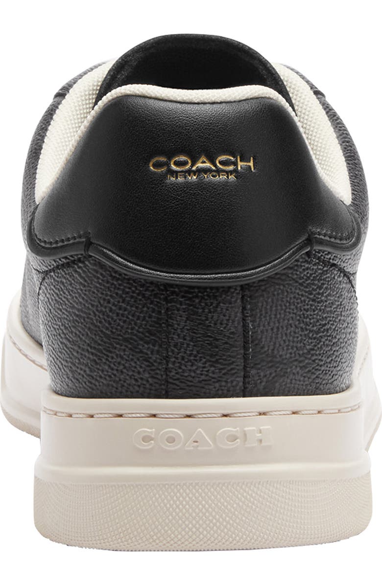 COACH High Line Signature Sneaker, Alternate, color, Charcoal/ Black
