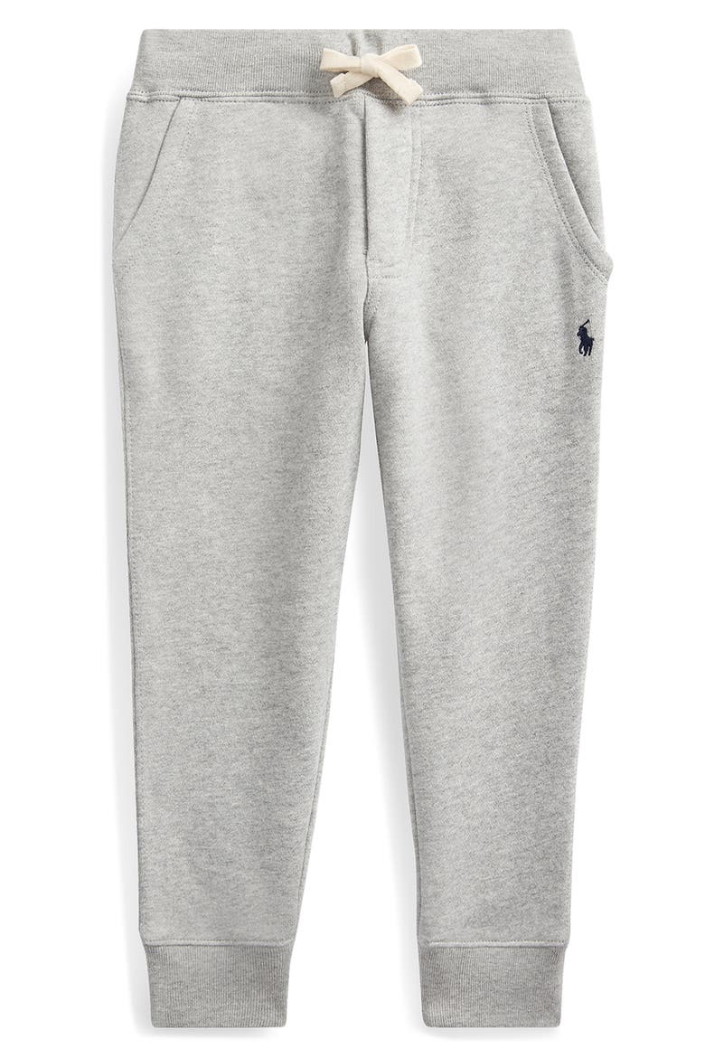 Kids' Fleece Joggers, Main, color, GREY HEATHER