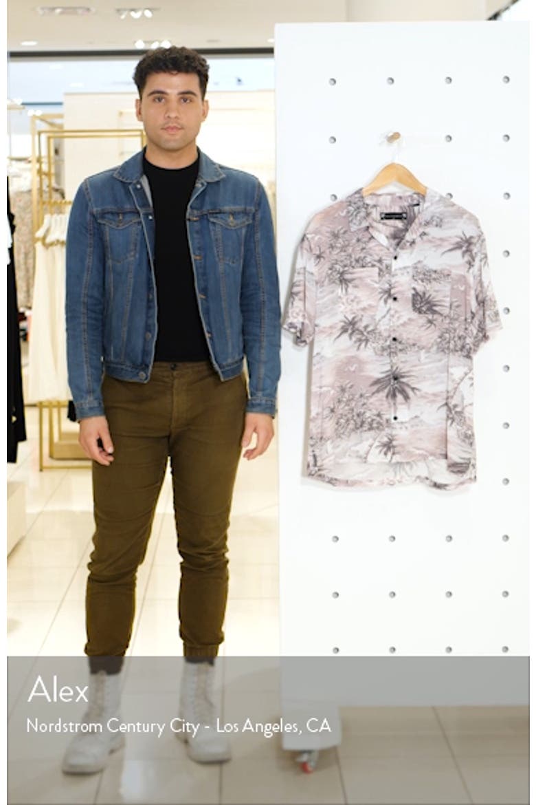 Tiki Slim Fit Print Camp Shirt video
