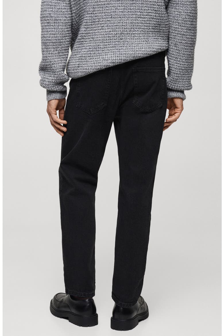 Ben Tapered Jeans, Alternate, color, BLACK DENIM