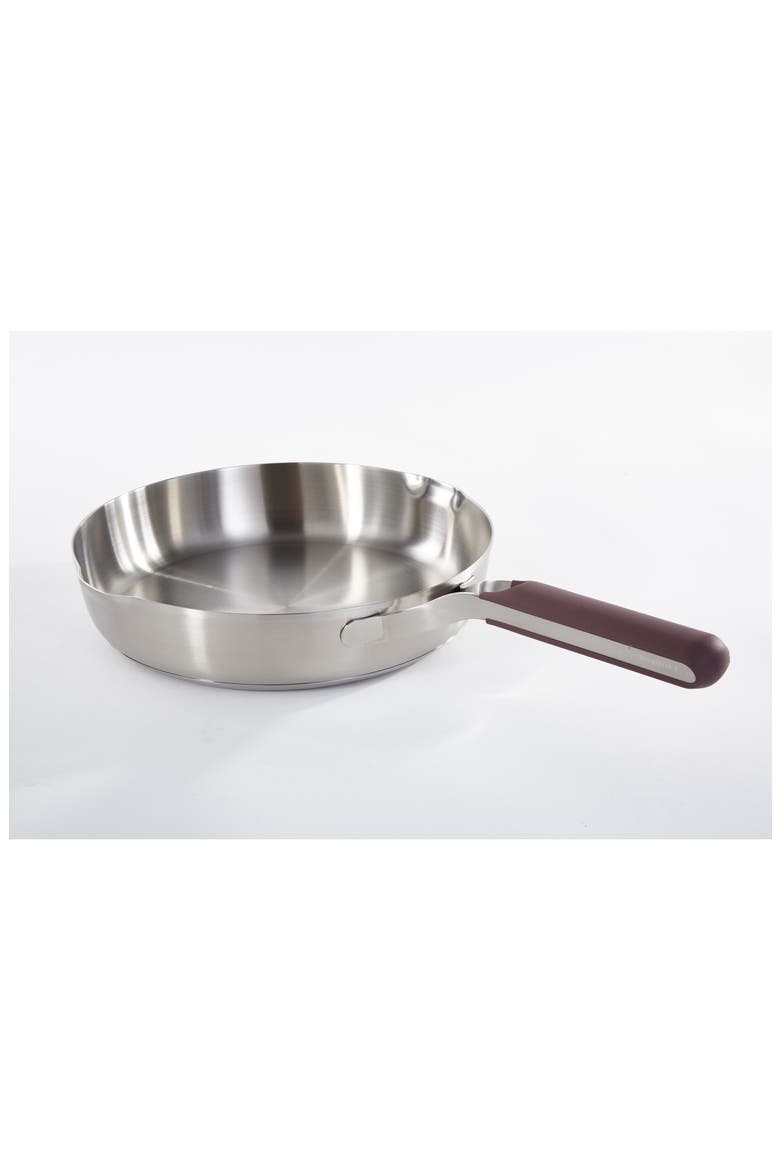Elements 18/10 Stainless Steel Skillet, Alternate, color, PURPLE