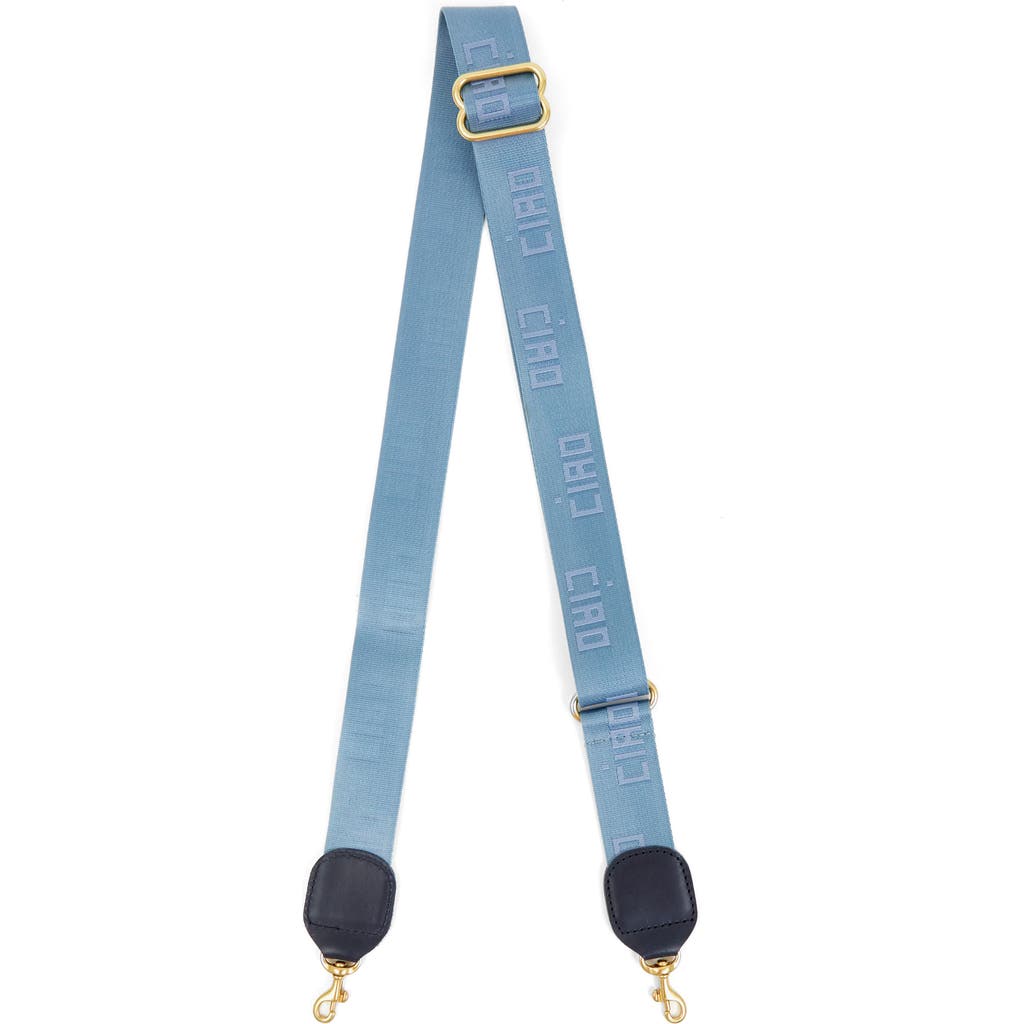 Clare V . Adjustable Crossbody Strap In Blue