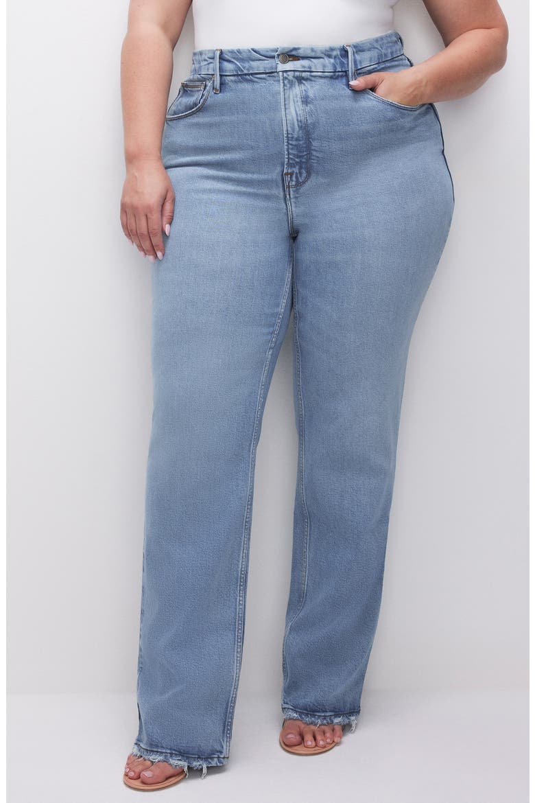 Good Icon Straight Leg Jeans, Alternate, color, INDIGO510