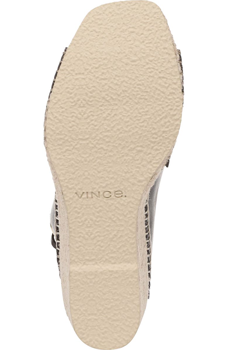 Vince Georgia Espadrille Wedge Sandal, Alternate, color, Ganache