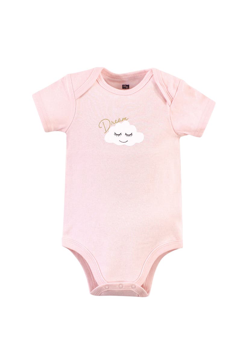 Hudson Baby Three-Piece Set of Cotton Bodysuits, Alternate, color, Dream Love