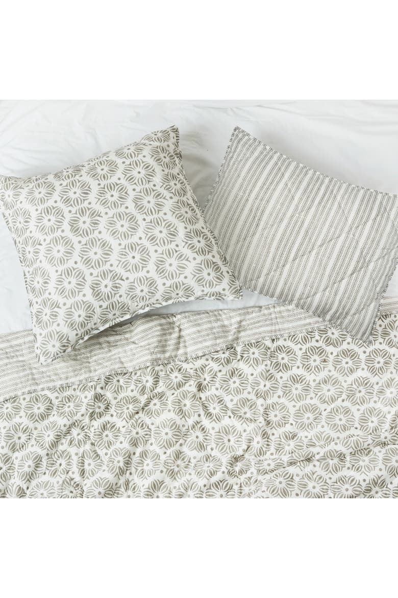 Midge Cotton Standard Sham - Machine Washable, Alternate, color, Gray