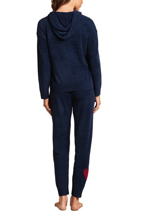 Embroidered Heart CozyChic Ultra Lite® Lounge Pants