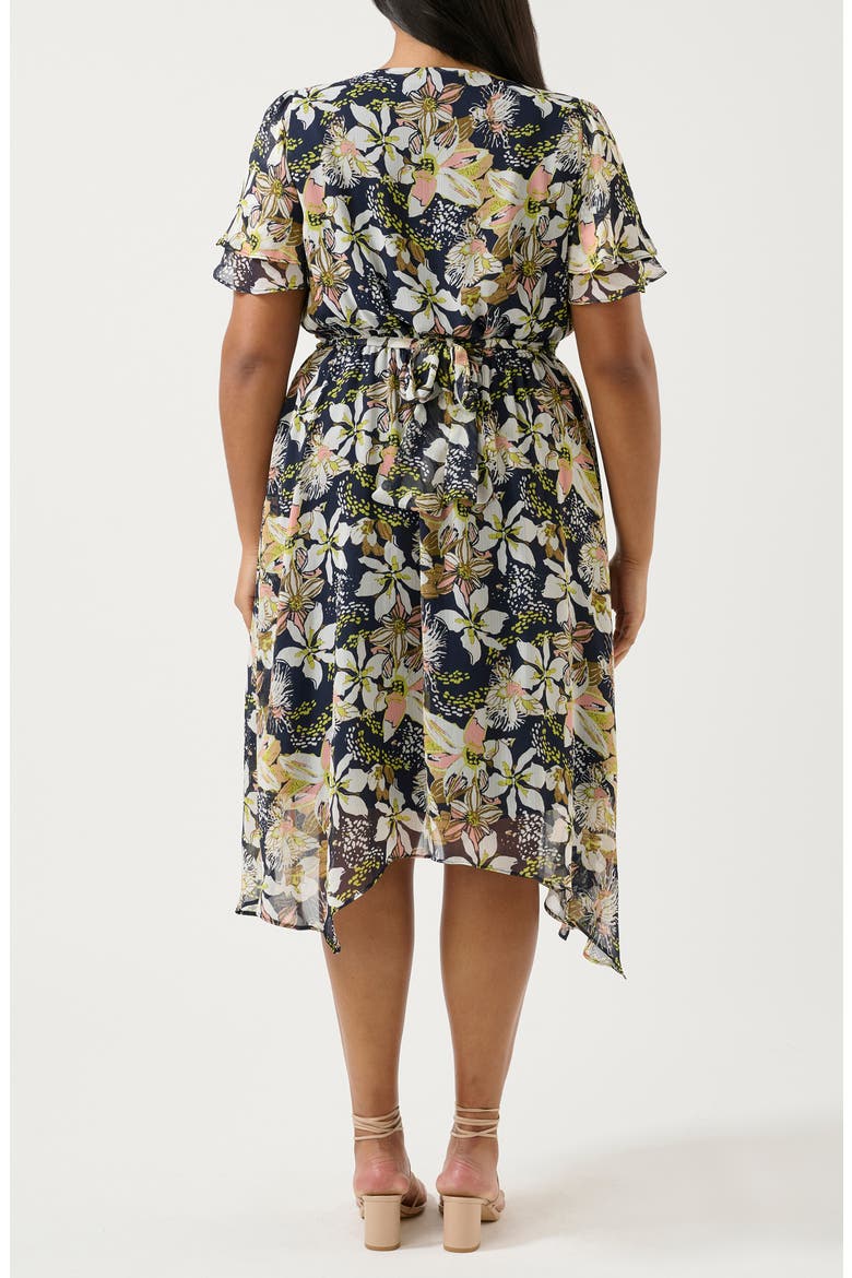 Wilsons Flutter Sleeve Cocktail Dress, Alternate, color, PRINT