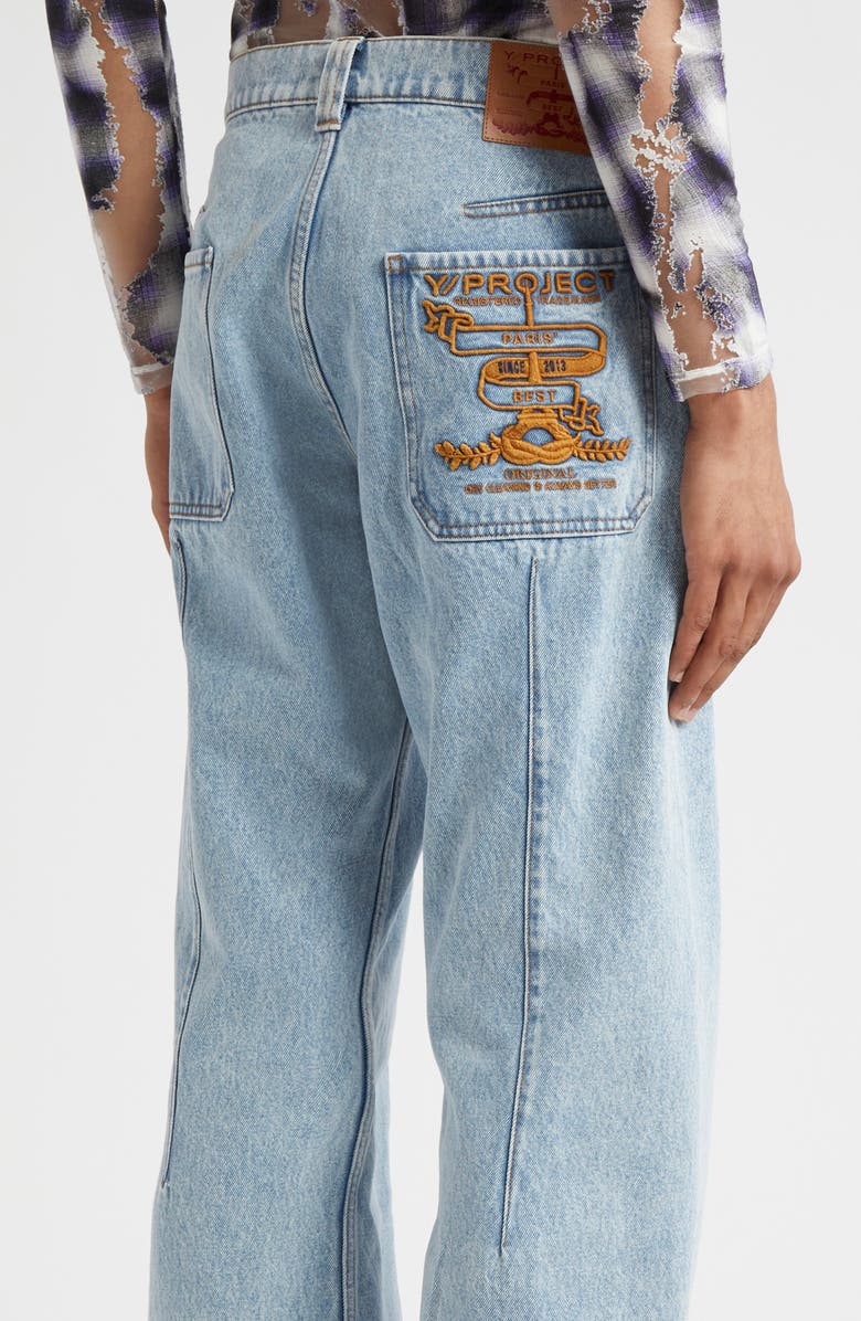 Y/Project Evergreen Paris Best Organic Cotton Jeans, Alternate, color,