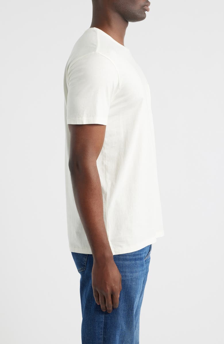rag & bone Classic Fit Garment Dye Pocket T-Shirt, Alternate, color, Chalk