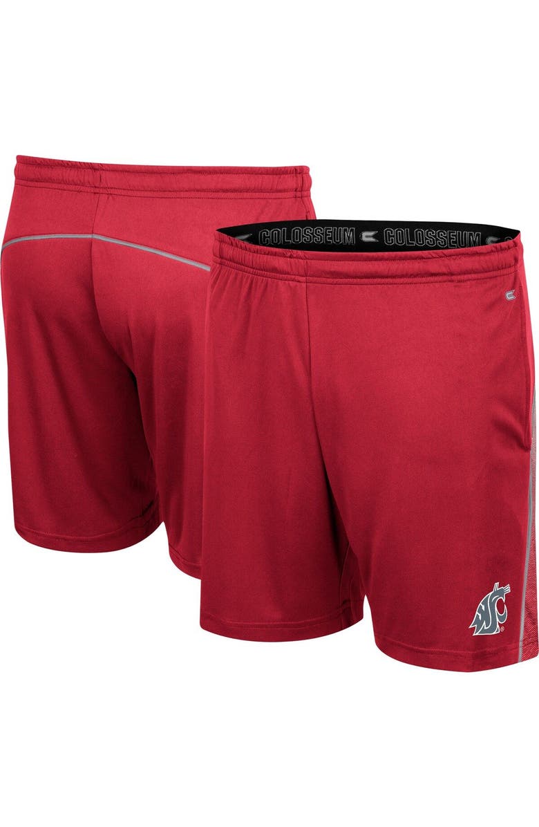 COLOSSEUM Men's Colosseum Crimson Washington State Cougars Laws of Physics Shorts, Main, color, 