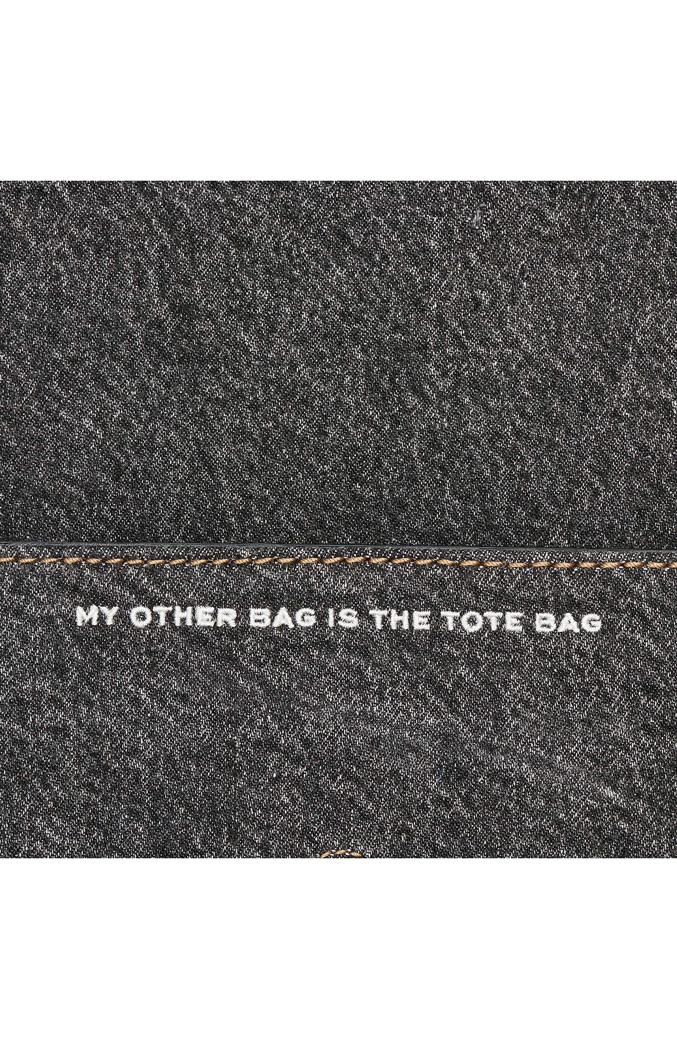 Marc Jacobs The Mini Denim Crossbody Bag, Alternate, color, 