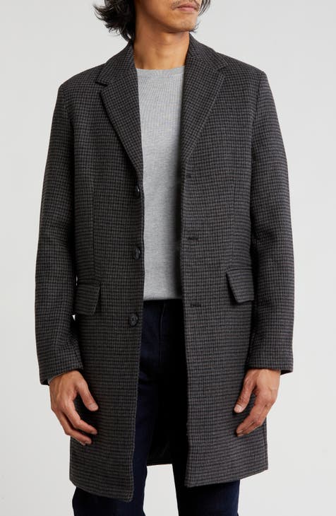 Men s Grey Peacoats Wool Coats Nordstrom Rack