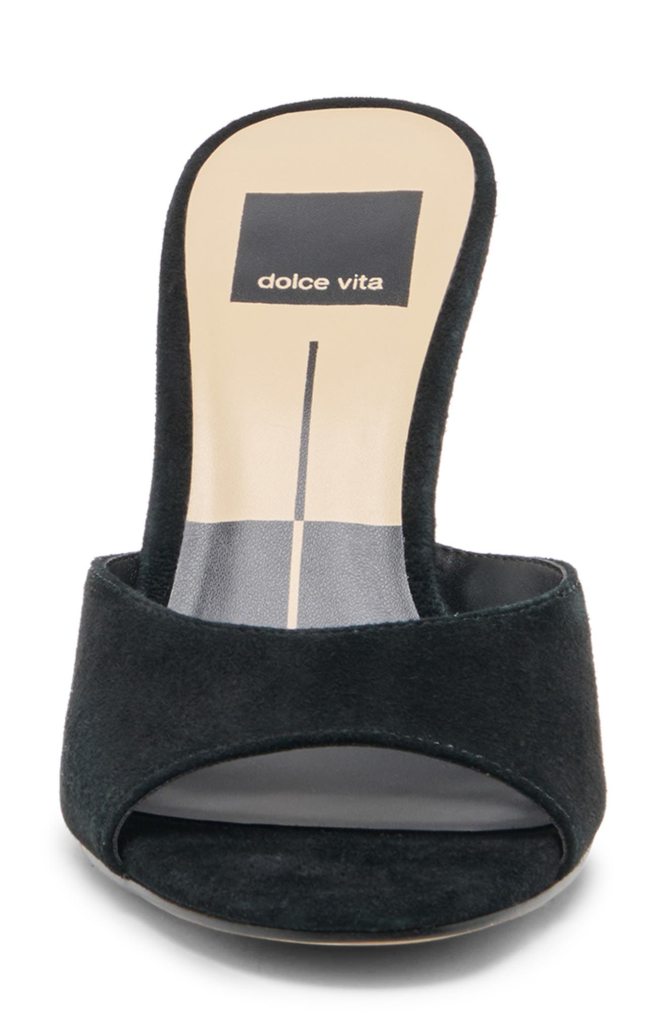 Rosha Slide Sandal, Alternate, color, ONYX SUEDE