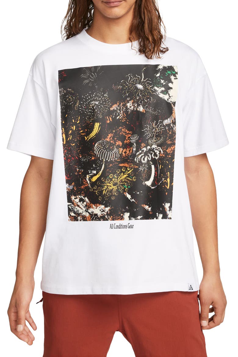 ACG Max90 Tidal Pool Graphic Tee, Main, color, WHITE