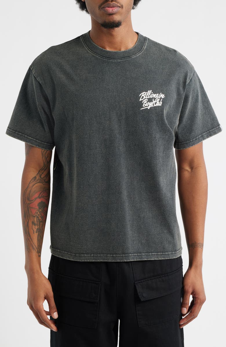 Billionaire Boys Club Boxy Abyss Graphic T-Shirt, Main, color, Black