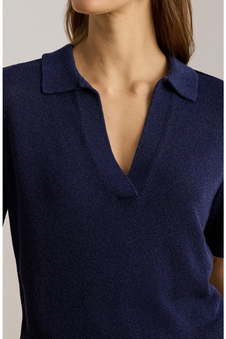 Radnor Polo Sweater, Alternate, color, REFINED NAVY BLUE