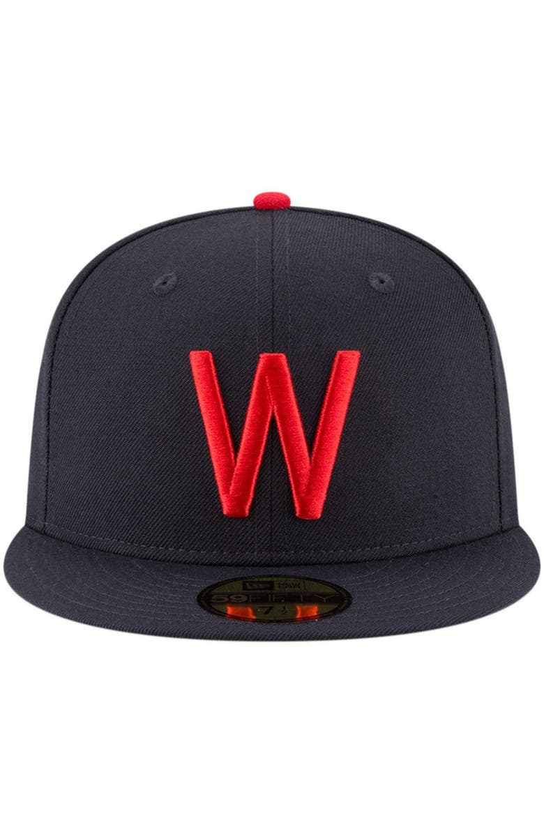 New Era Men's New Era Navy Washington Senators Cooperstown Collection Wool 59FIFTY Fitted Hat, Alternate, color, 