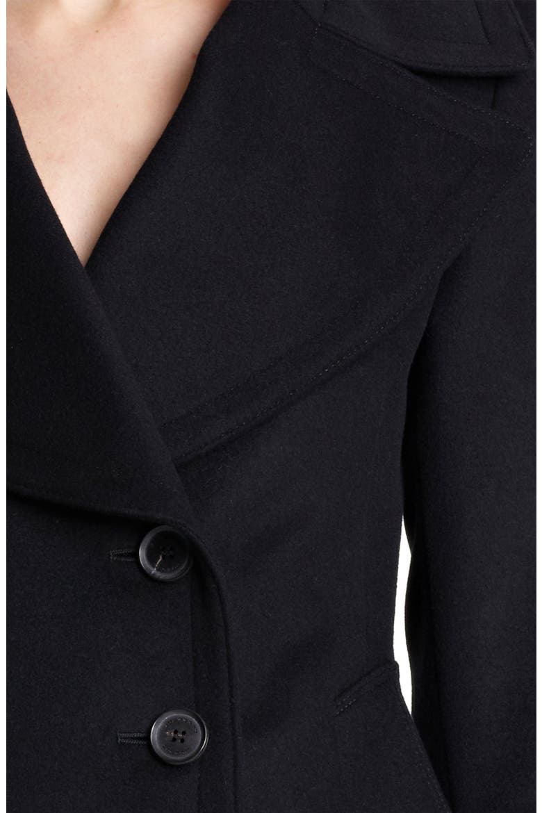 Wool & Cashmere Coat, Alternate, color, BLACK