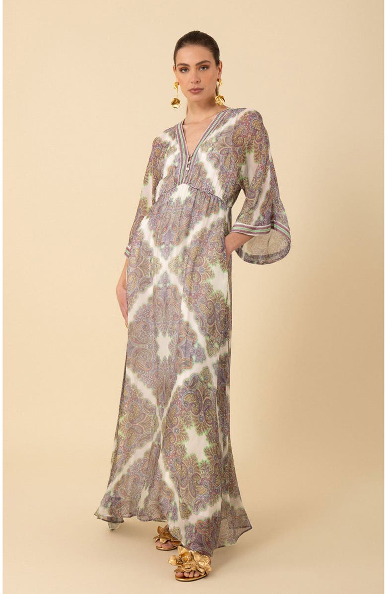 Hale Bob Emerie Chiffon Maxi Dress, Alternate, color,