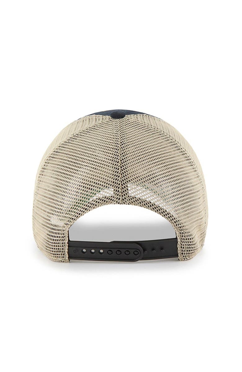 '47 Men's '47 Black Chicago White Sox Four Stroke Clean Up Trucker Snapback Hat, Alternate, color, 