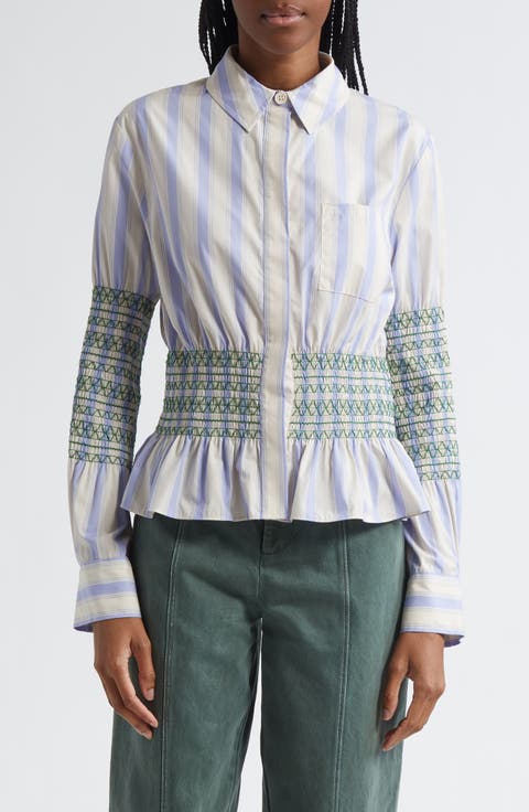 売れ筋商品|||スティーヌ・ゴヤ シャツ レディース トップス Blouse - dark blue 1-165311-0427.jpg