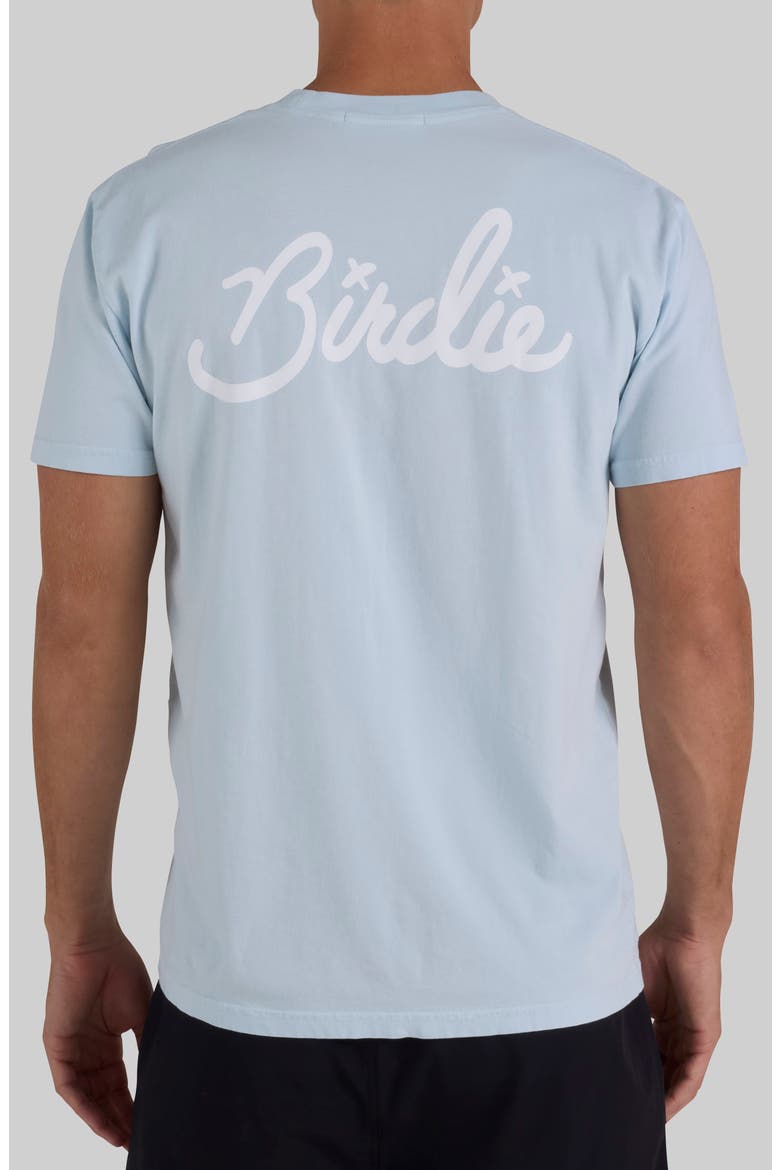 Birdie Cotton Graphic T-Shirt, Alternate, color, BABY BLUE