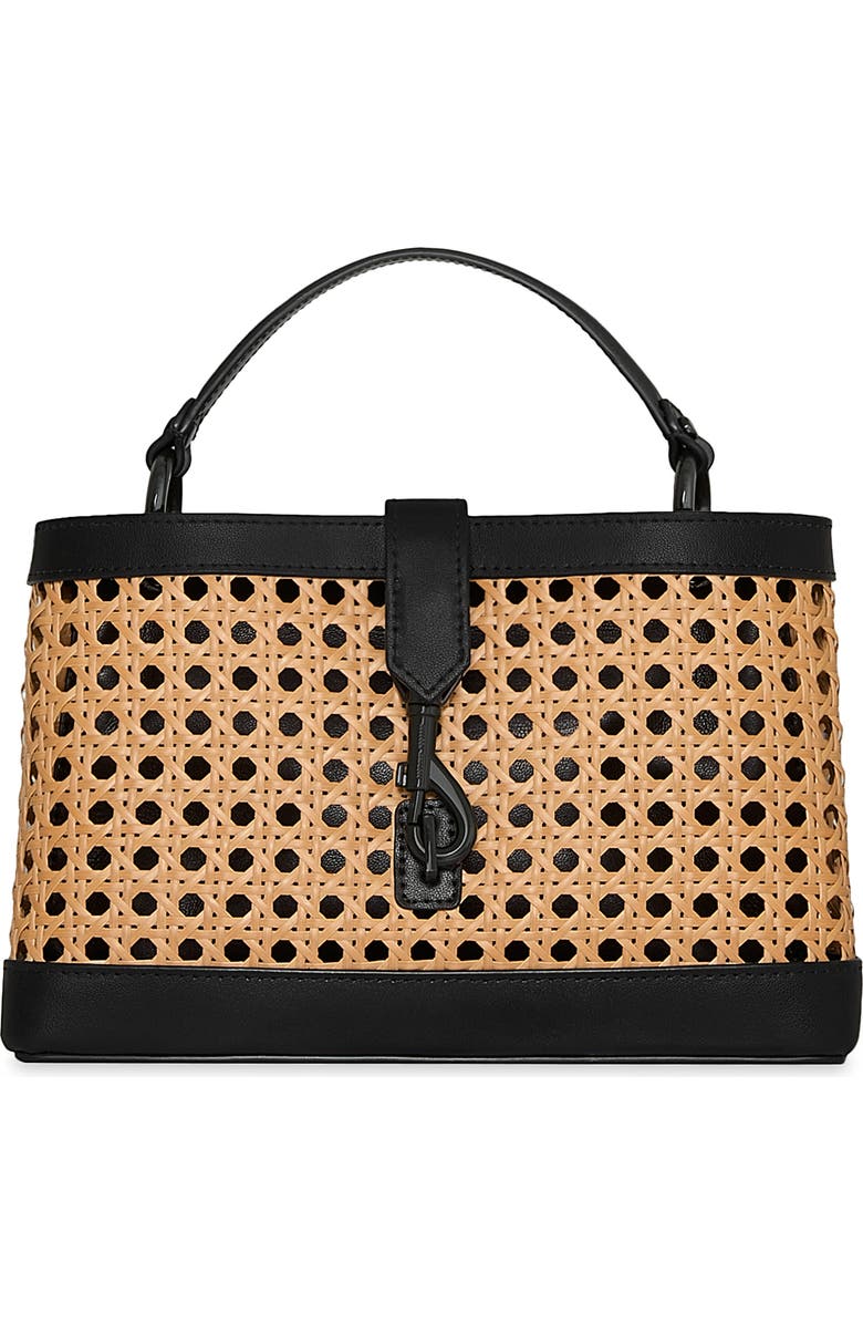 Rebecca Minkoff Megan Top Handle Tote with Caning, Main, color,