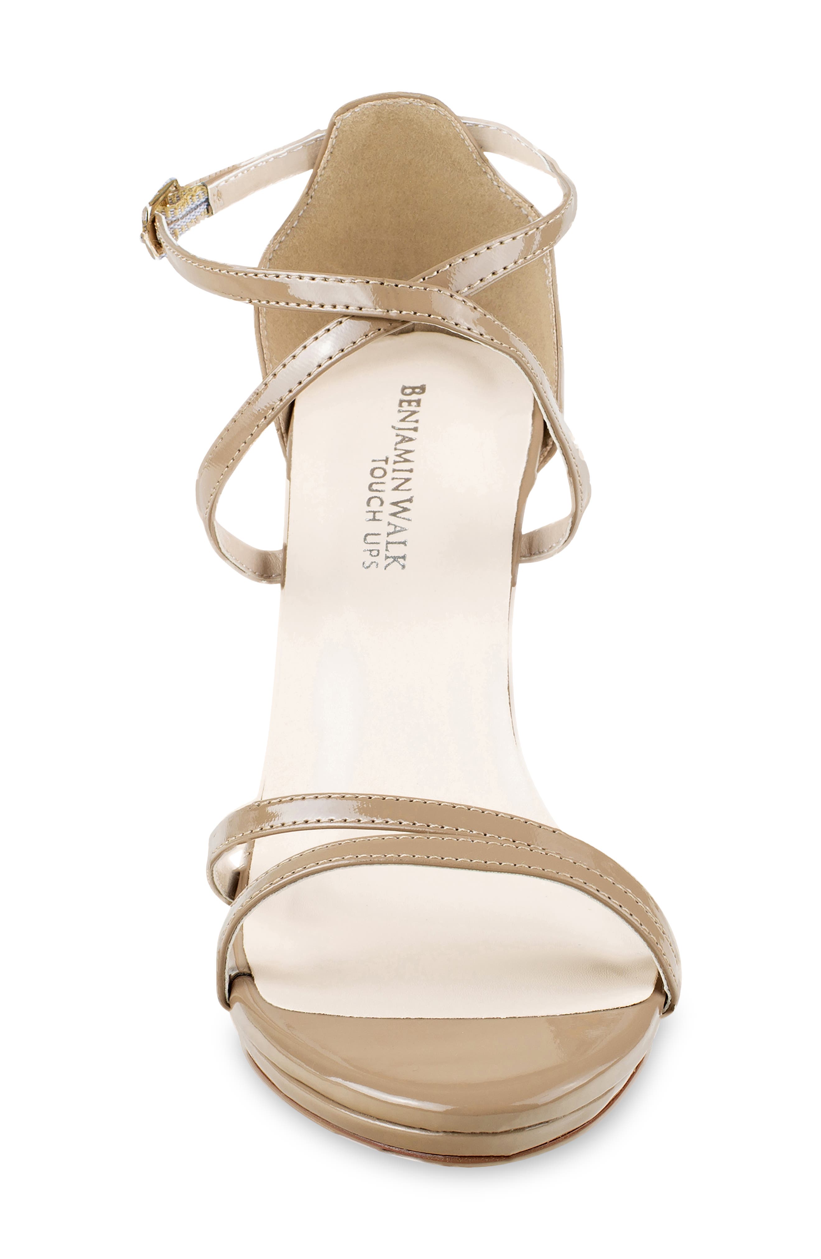 Touch Ups Reign Ankle Strap Sandal, Alternate, color, Nude