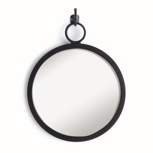 Napa Home & Garden Eliana Black Framed Round Decorative Wall Mirror