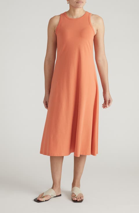 Sardinia Cotton Tank Dress (Plus)