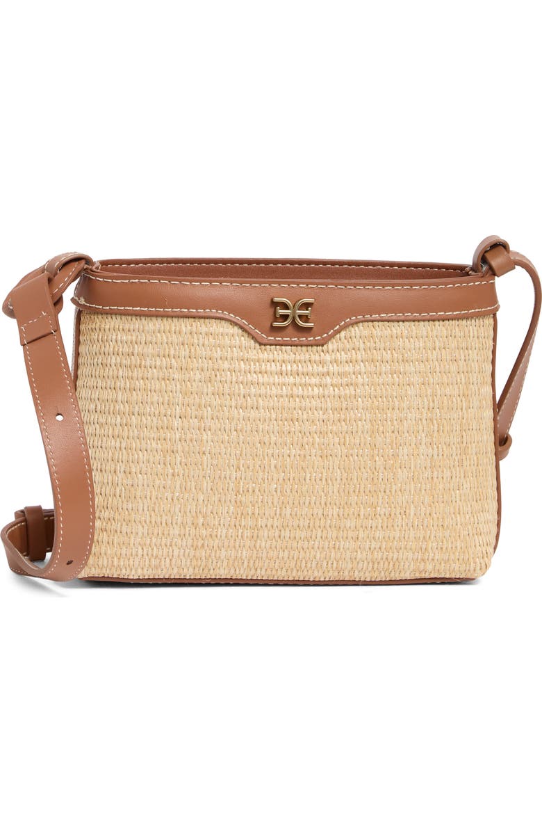 Sam Edelman Marsella Raffia Crossbody Bag, Main, color,