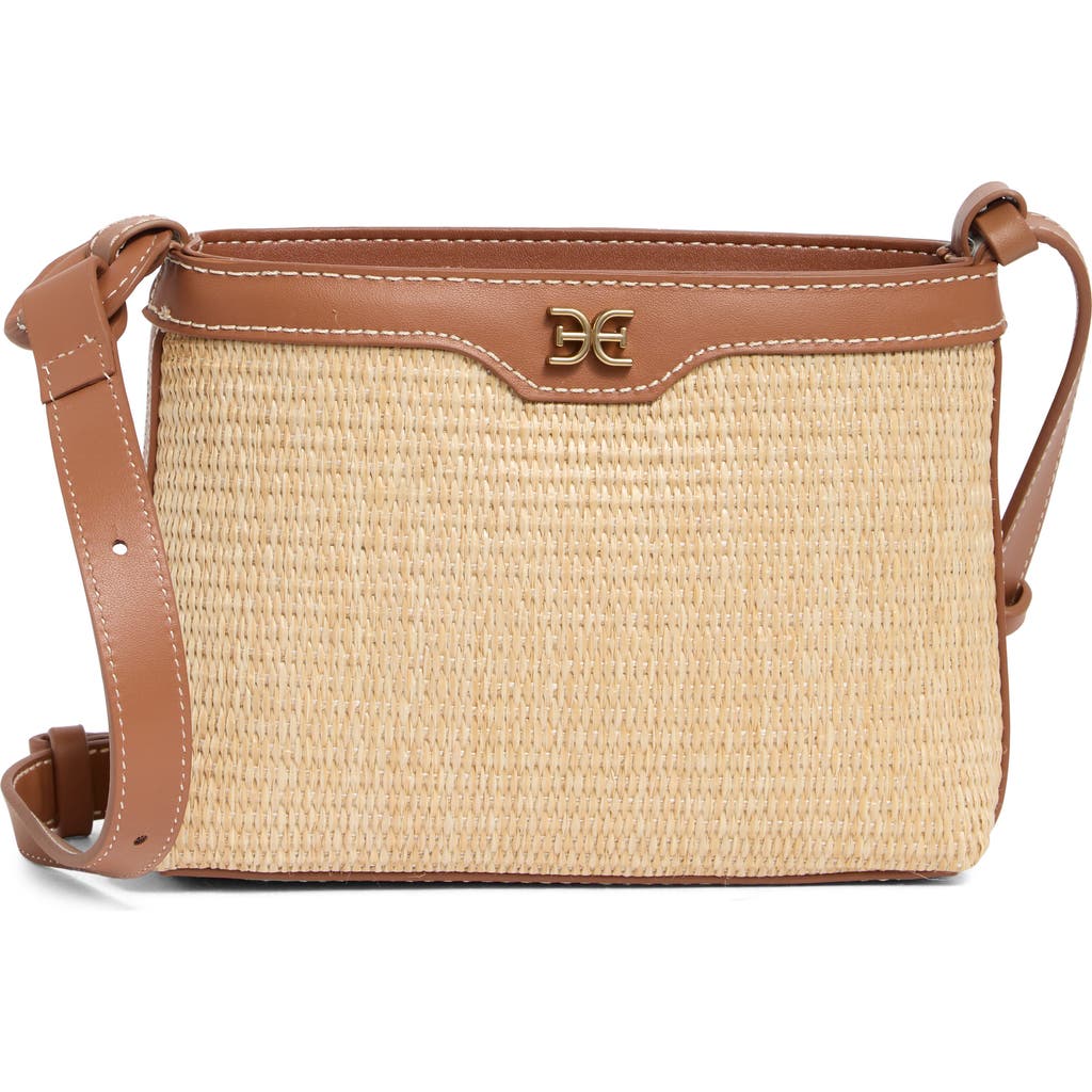 SAM EDELMAN SAM EDELMAN MARSELLA RAFFIA CROSSBODY BAG