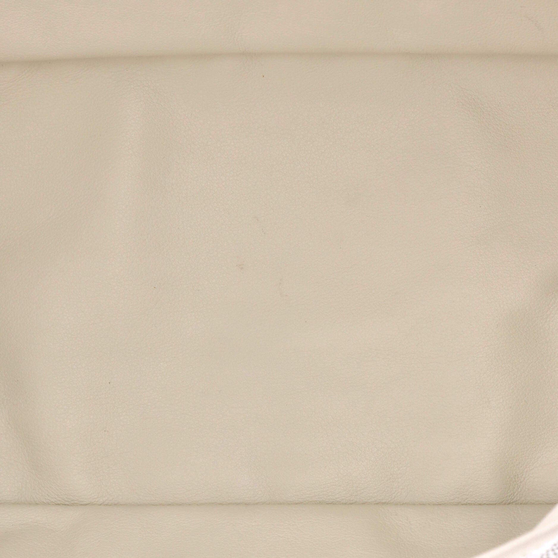 Pre-Owned Goyard Anjou Reversible Tote Printed Coated Canvas PM, Alternate, color, White