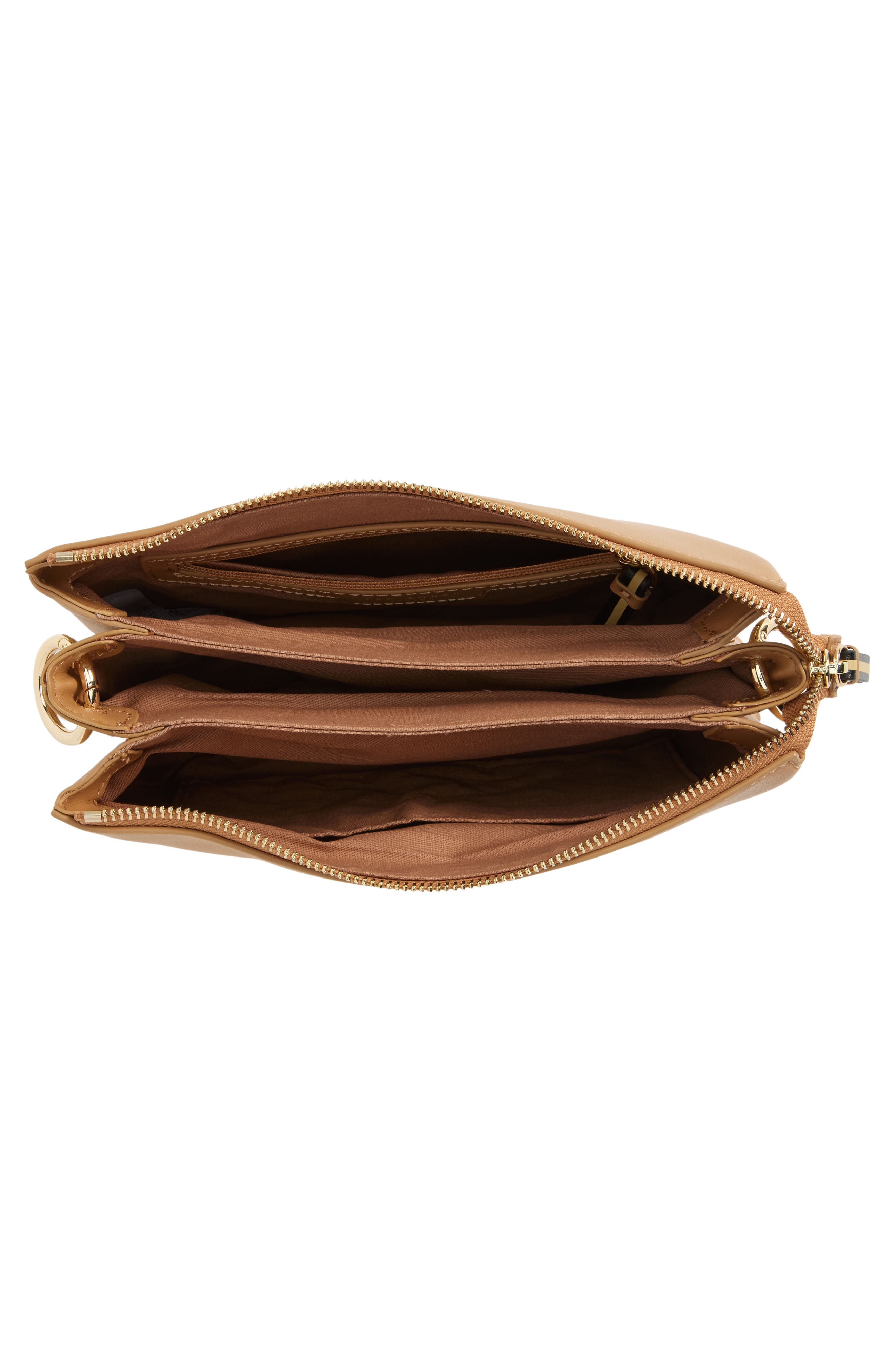 Ted Baker London Darceyy Logo Leather Crossbody Bag, Alternate, color, 