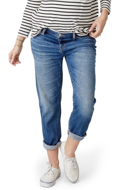 HATCH The Under the Bump Boyfriend Maternity Jeans in Indigo 