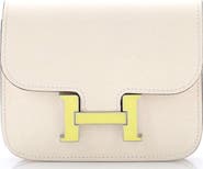Pre-Owned Hermes Constance Slim Wallet Epsom