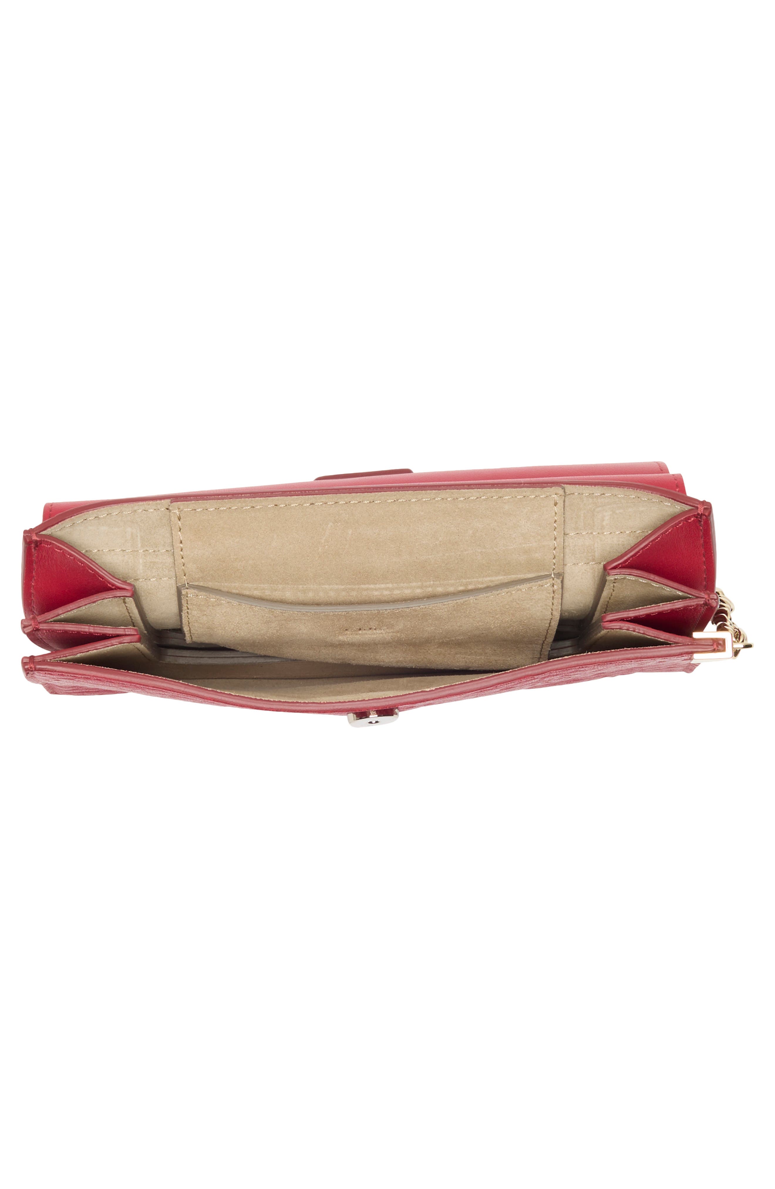 Chloé Mini Faye Leather Shoulder Bag, Alternate, color, 