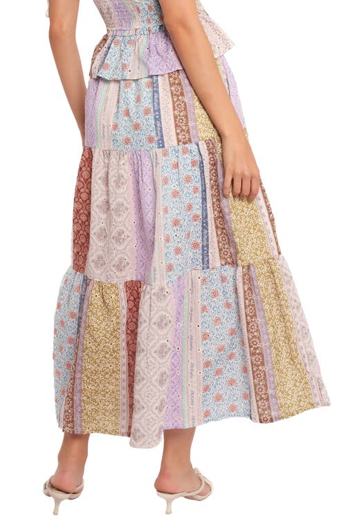 Petal And Pup Petal & Pup Petai Patchwork Maxi Skirt In Multi