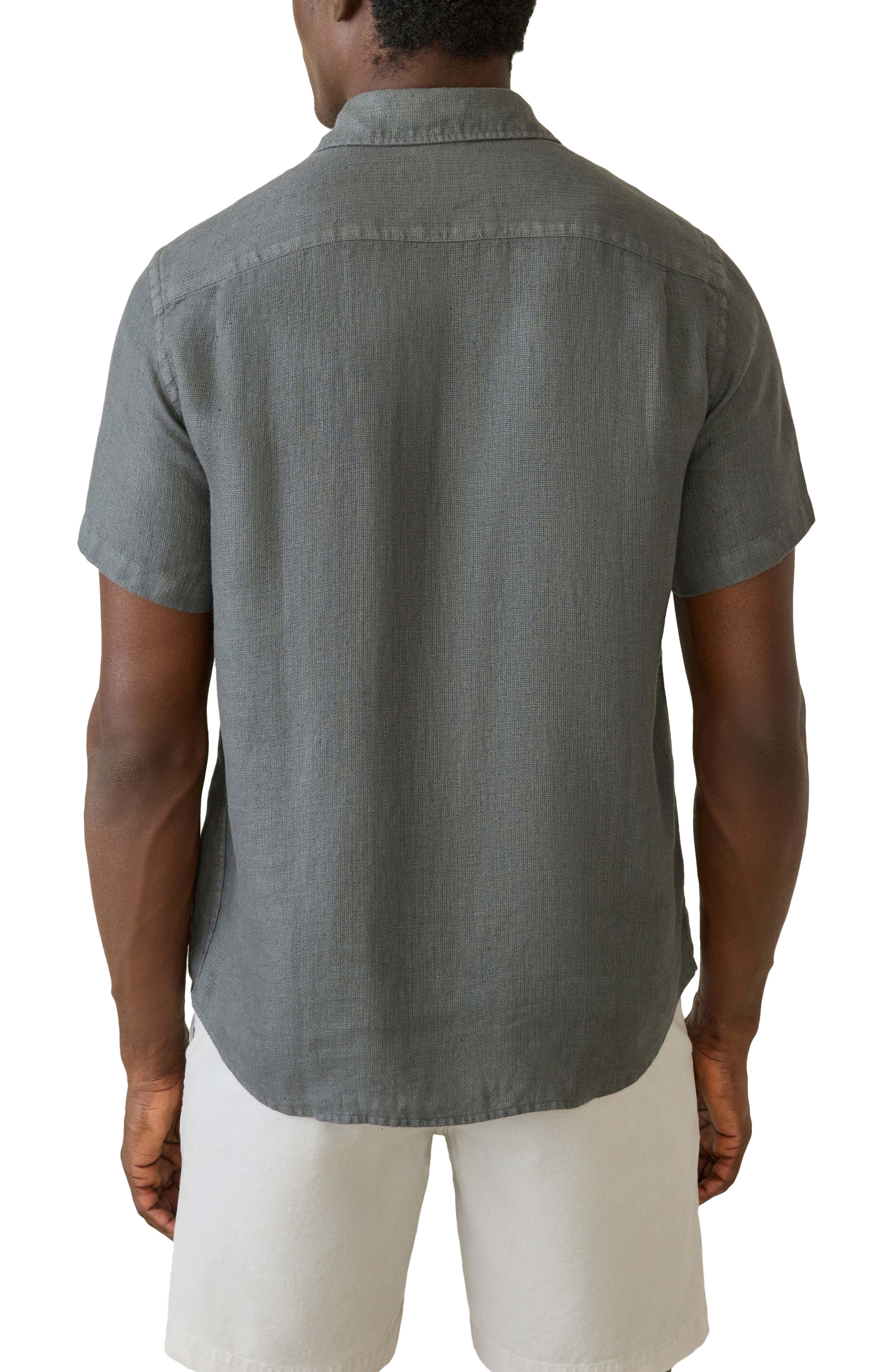 Palma Linen Short Sleeve Button-Up Shirt - image 2