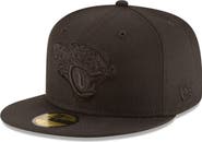 New Era Men's New Era Jacksonville Jaguars Black on Black 59FIFTY Fitted Hat