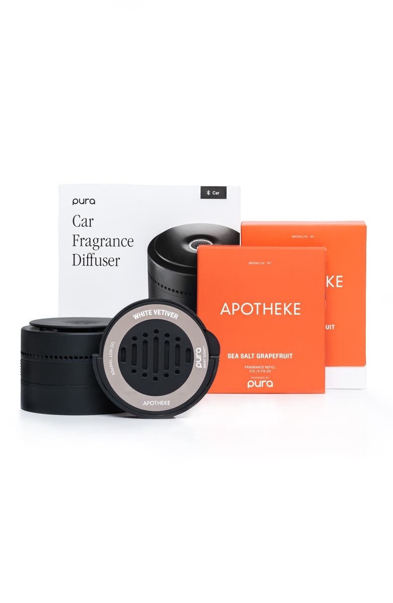 PURA x APOTHEKE Car Fragrance Diffuser & Refill Set, Alternate, color,