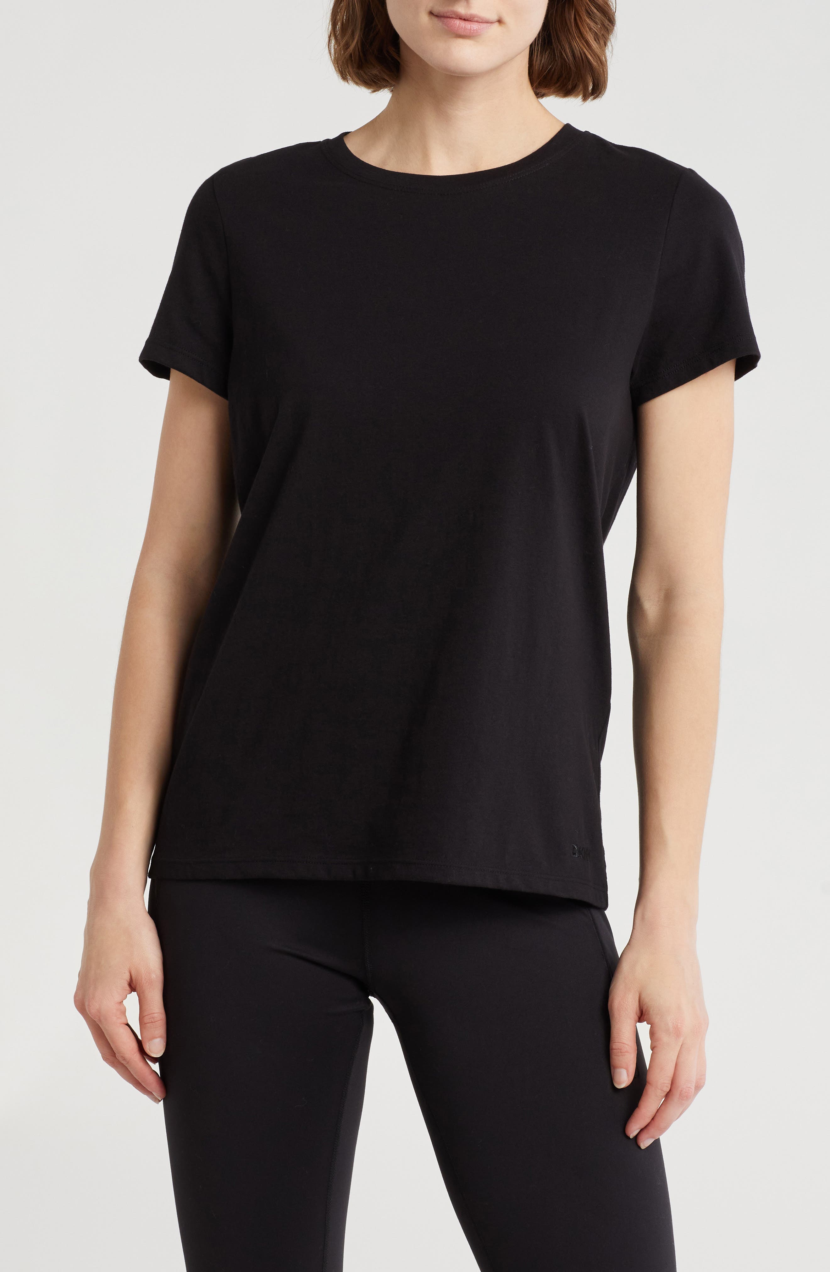 DKNY Embroidered Logo Crew T-Shirt