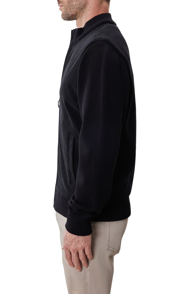 Robert Barakett Roydon Hybrid Corduroy Jacket, Alternate, color, Black