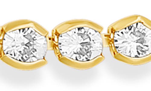 Shymi Cubic Zirconia Tennis Anklet In Gold
