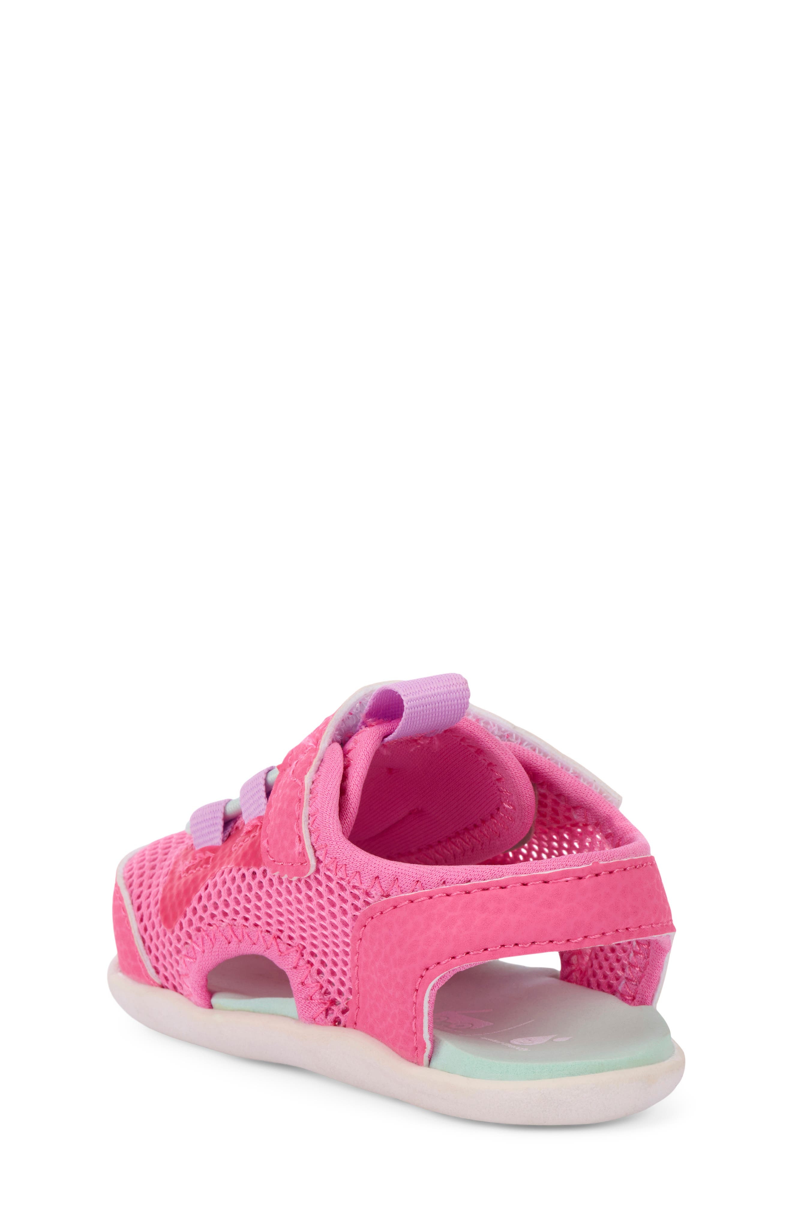 Mini Aven Water Friendly Sandal, Alternate, color, HOT PINK
