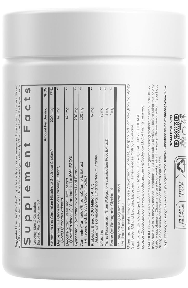 Codeage GLP-Advantage+ Liposomal GLP-1 Supplement, Alternate, color,