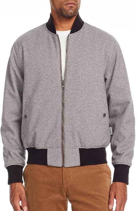 Herringbone Reversible Bomber Jacket