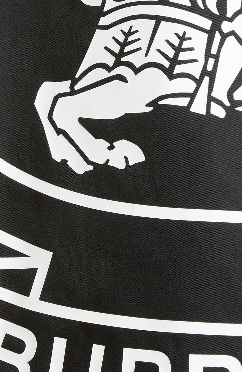 Burberry Stanford EKD Print Hooded Nylon Jacket, Alternate, color, 